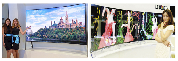삼성·LG, 고급 TV 시장 공략 승부수