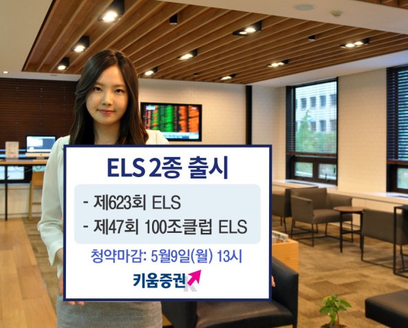 키움증권, 연 14.2% ELS 등 2종 공모