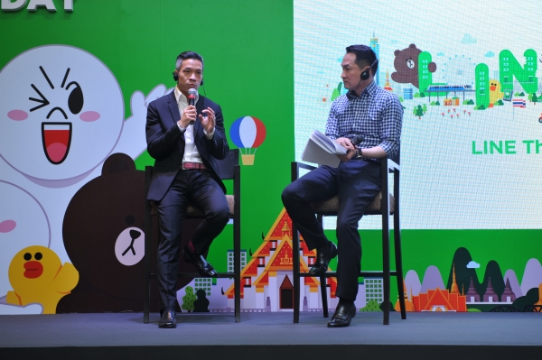 △ 지난 3일 태국 방콕에서 열린 'LINE THAILAND' 미디어데이 행사