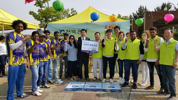 △전북은행 스리랑카인 체육대회 현장 사진/사진제공=전북은행