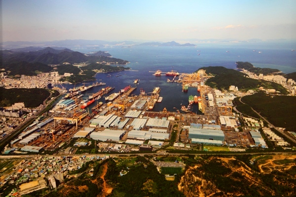 대우조선해양 거제조선소 전경. 정수남 기자