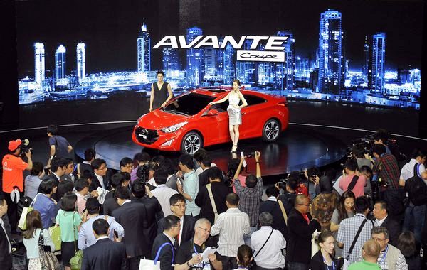 2012년 부산모터쇼 장면. 정수남 기자