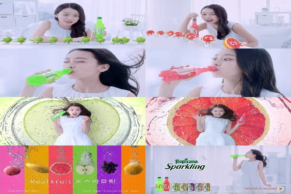 트로피카나 스파클링,보니하니 ‘이수민’모델발탁
