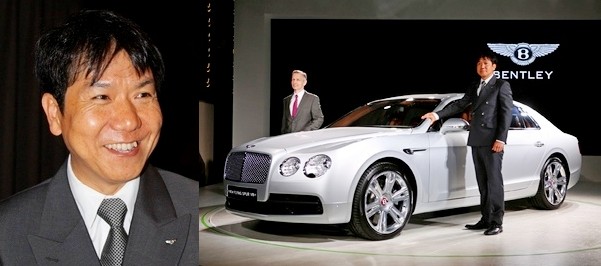 2014년 벤틀리 플라잉스퍼 V8 한국 출시에 참석한 이상엽 상무. 정수남 기자