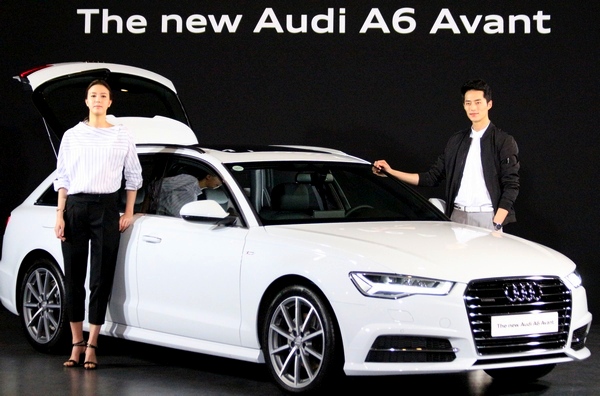 19일 선보인 아우디 A6 아반떼. 정수남 기자