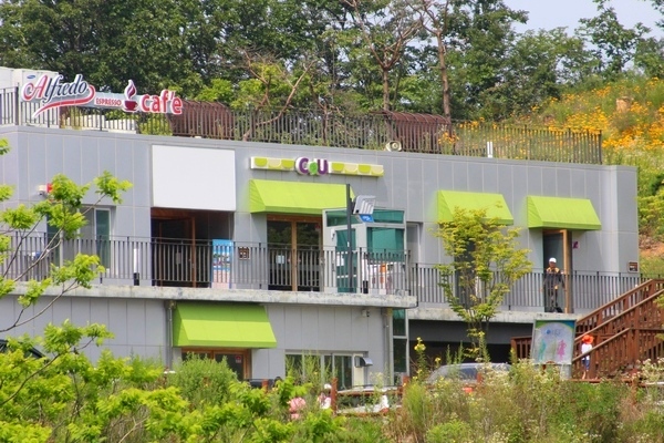 강원도 정선군 스카이워크 CU점. 정수남 기자