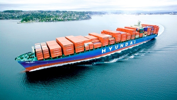 현대상선의 컨테이너선. 현대상선 제공