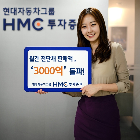 HMC투자증권, 전단채 판매액 월간 3000억 돌파