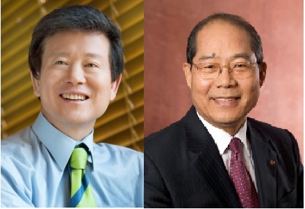 (좌측부터) 이승한 전 홈플러스 회장, 이철우 전 롯데마트 대표.