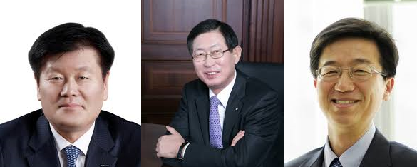 (왼쪽부터)김경배 현대글로비스 사장, 조환익 한국전력공사 사장, 박성욱 SK하이닉스 사장. 