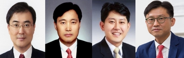 ᐃ왼쪽부터 손병두 금융위 상임위원, 이병래 증선위 상임위원, 유광열 금융정보분석원장, 도규상 금융위 금융정책국장./사진제공=금융위원회
