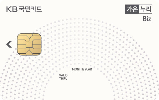 △KB국민 가온 Biz카드./사진제공=KB국민카드