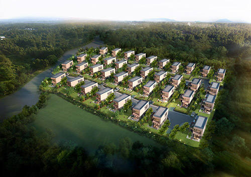 사진 : 데이즈힐 에어스테이 조감도