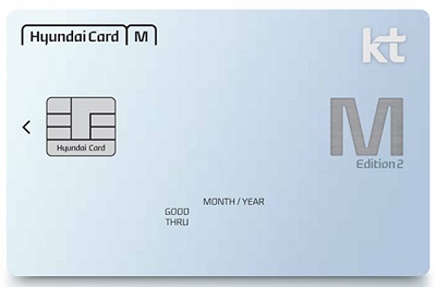 △'kt-현대카드M Edition2 (라이트할부형)'./사진제공=현대카드