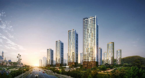 사진 : 동일하이빌 파크레인 조감도