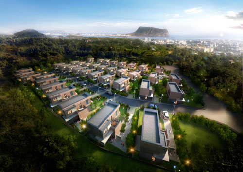 사진 : '데이즈힐 에어스테이'타운하우스 조감도