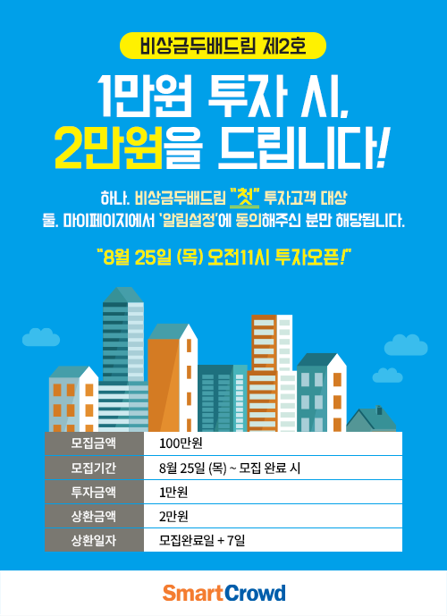 △비상금두배드림 제2호./사진제공=스마트크라우드