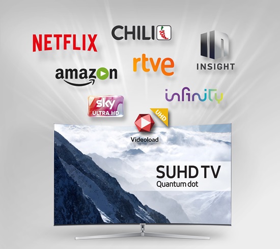 삼성 퀀텀닷 SUHD TV, 유럽 HDR 콘텐츠 파트너십 대폭 확대
