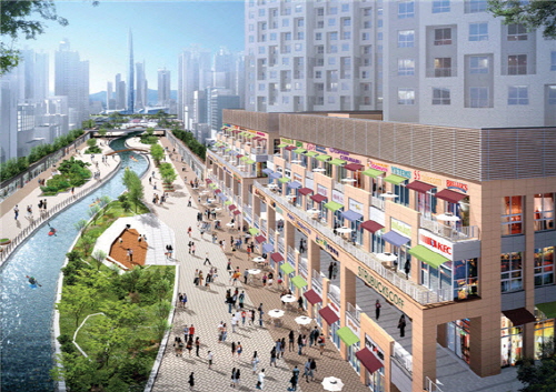 현대비에스앤씨, 청라지구 커낼웨이 인근에 ‘현대썬앤빌’ 상업시설 공급