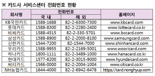 카드 분실·도난 대처법…뒷면 서명 안하면 보상 제한