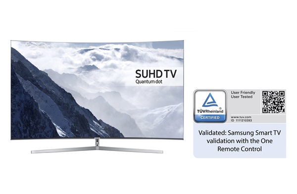 삼성 스마트TV, 독일 인증기관서 사용성 인증 획득