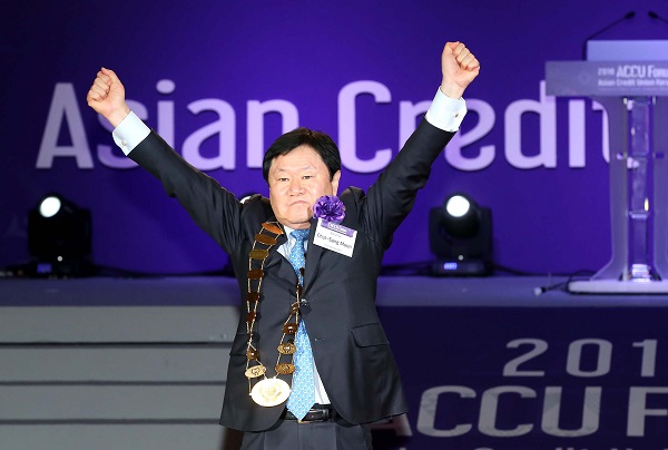 △문철상 신임 아시아신협연합회 회장./사진제공=신협중앙회