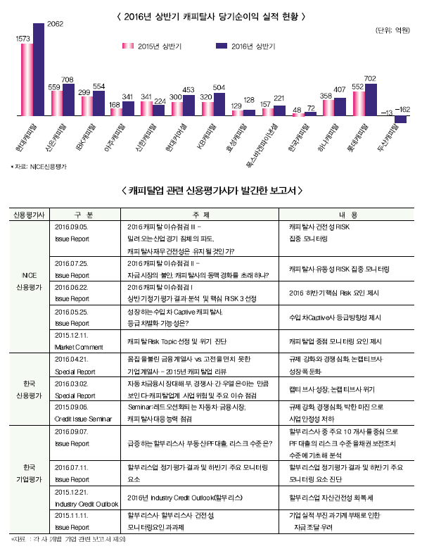 신평사-캐피탈사, 산업 분석 두고 티격태격