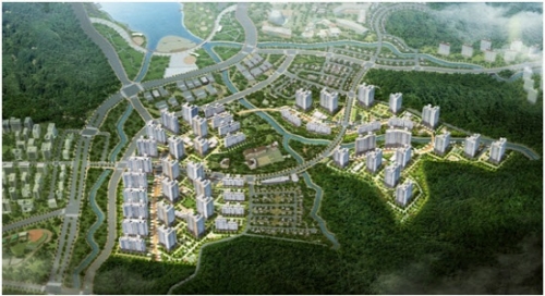 사진: 의왕백운밸리 효성해링턴 플레이스 조감도