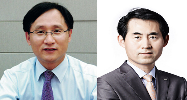 (왼쪽)남기천 멀티에셋자산운용 운용총괄 대표, 이철성 멀티에셋자산운용 경영관리·마케팅관리 총괄 대표.