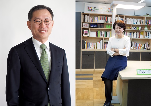 (왼쪽부터) 김상헌 대표, 한성숙 부사장.