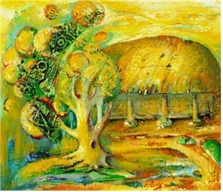 그림:오준원 화백,시골찬가