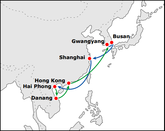 현대상선, 베트남 다낭 직항 노선 개설