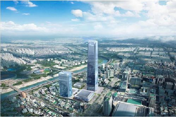 현대자동차그룹 글로벌비즈니스센터(GBC) 조감도. 서울시 제공