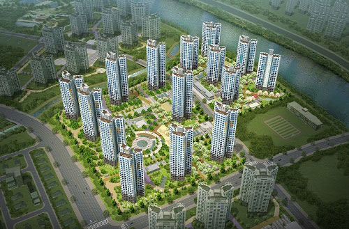 송산신도시 대방노블랜드 2·3차 견본주택 오픈