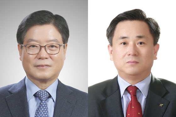 △왼쪽 조병익 흥국생명 대표 내정자, 오른쪽 권중원 흥국화재 대표 내정자/사진제공=흥국생명