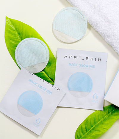 에이프릴스킨, 저자극 ‘매직스노우 필링패드’ 출시