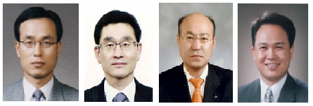 △ 왼쪽부터 신한은행 부행장으로 승진한 이기준, 우영웅, 허영택 부행장보와 진옥동 SBJ 법인장. / 사진제공= 신한금융