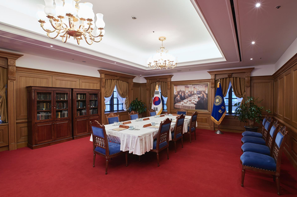 옛 한국은행 금융통화위원회 회의실 / 사진제공= 한국은행