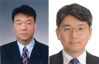 △유병철 OK저축은행 영업본부 상무(왼쪽)와 이상준 경영지원본부 이사./사진제공=OK저축은행