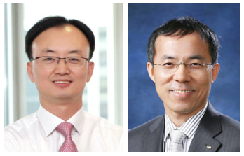 △ 사진 왼쪽부터 임맹호 신임 창조성장금융부문장(부행장), 김재익 리스크관리부문장(부행장) / 사진= 산업은행