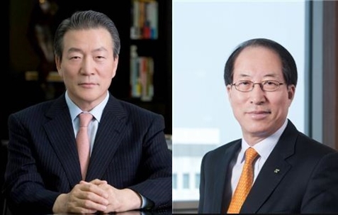 △이수창 생명보험협회장(왼쪽), 장남식 손해보험협회장