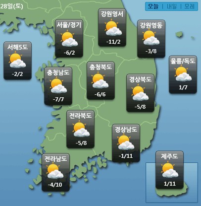 케이웨더 홈페이지 캡쳐