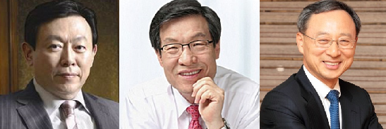 (좌측부터) 신동빈 롯데그룹 회장, 권오준 포스코그룹 회장, 황창규 KT 회장