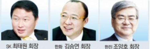 최태원·김승연 회장, 최순실 재판 증인출석 철회