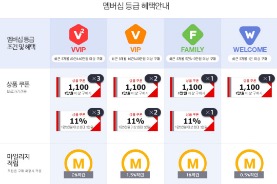 11번가 고객 멤버십 개편···“VIP고객 늘린다”