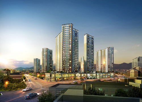 사진:부산 연산동 삼정그린코아 더베스트 조감도/(주)삼정 제공