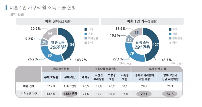 △1인 가구 자산 현황 정리/자료=신한은행