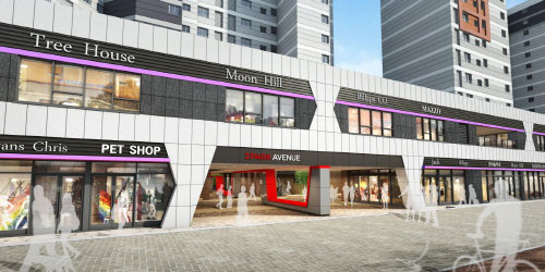 사진:수원 아이파크 시티5차 상업시설 조감도