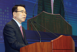 ▲ 조용병 신임 신한금융그룹 회장.