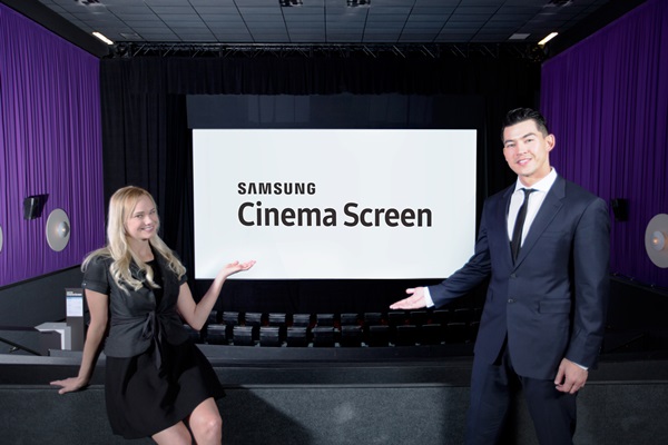 삼성전자, 세계 최초 극장용 LED 시네마 스크린 공개